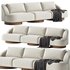 ATHENA 4-SEATER SOFA - Thumbnail 1