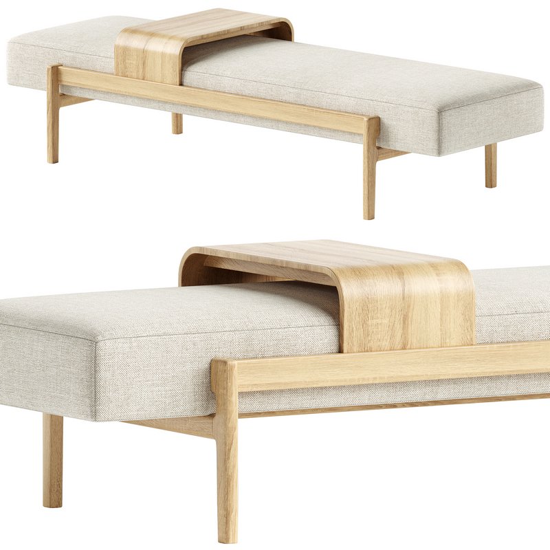 Four Hands Fawkes Bench Image 1