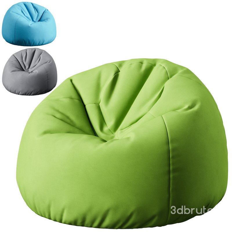 Large Outdoor Friendly Bean Bag Chair & Lounger Image 1