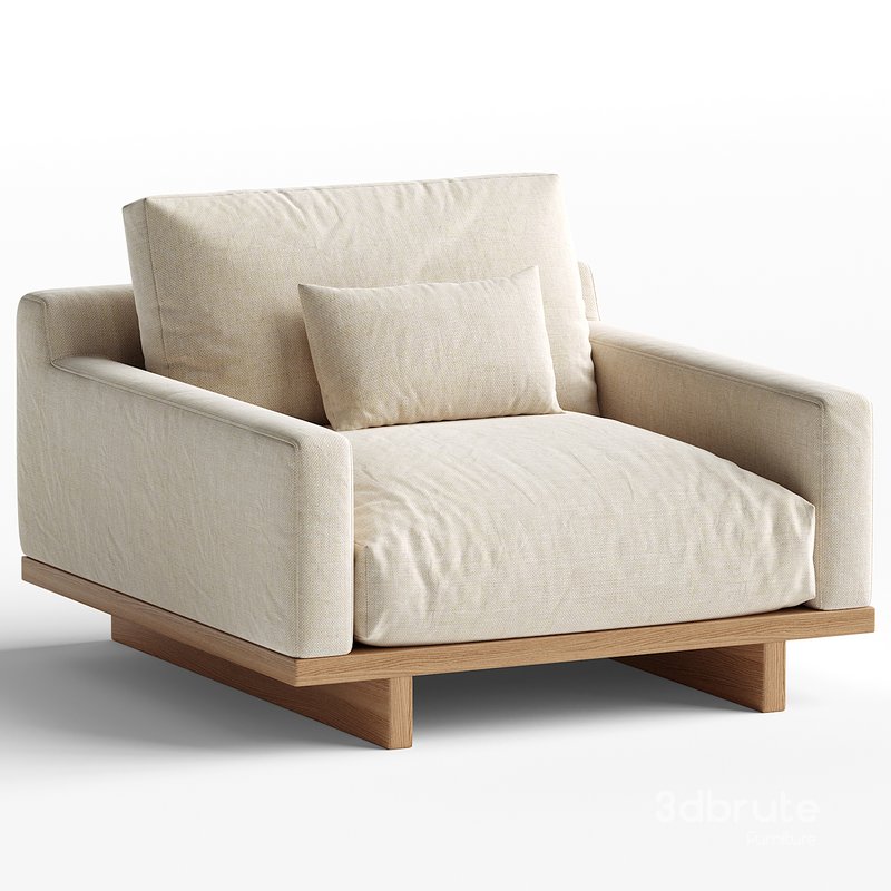 Mori Performance Fabric Armchair Image 1