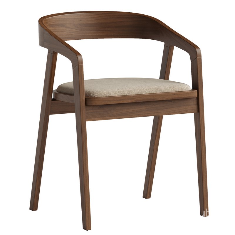 Wood Dining Chair Image 1