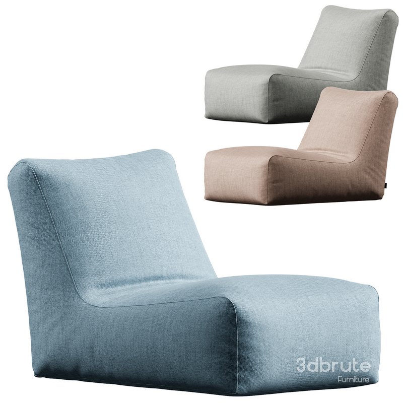 Bean bag Lounge Riviera Cacao Image 1