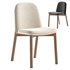 Julie upholstered ash wood chair - Thumbnail 1