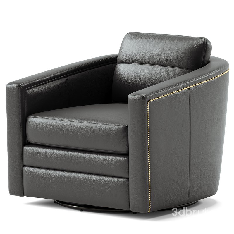 Olivar Swivel Barrel Chair Image 1