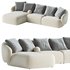 Auburn Performance Fabric Chaise Sectional Sofa - Thumbnail 1