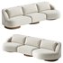ATHENA 4-SEATER BUTTERFLY SOFA - Thumbnail 2
