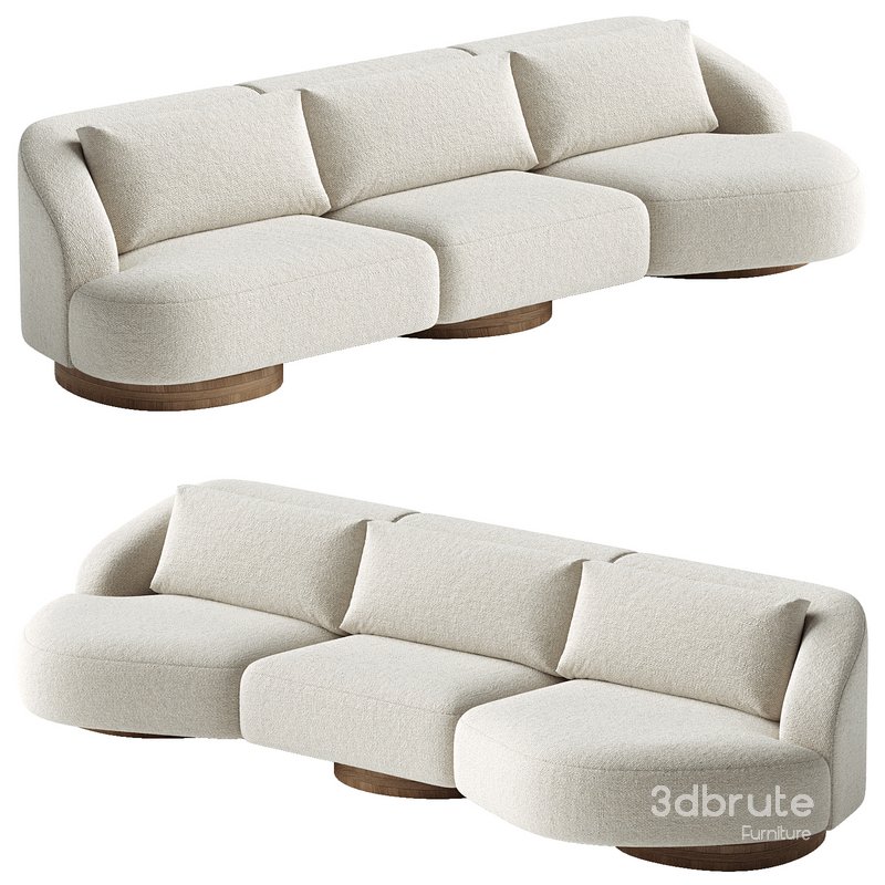 ATHENA 4-SEATER BUTTERFLY SOFA Image 2