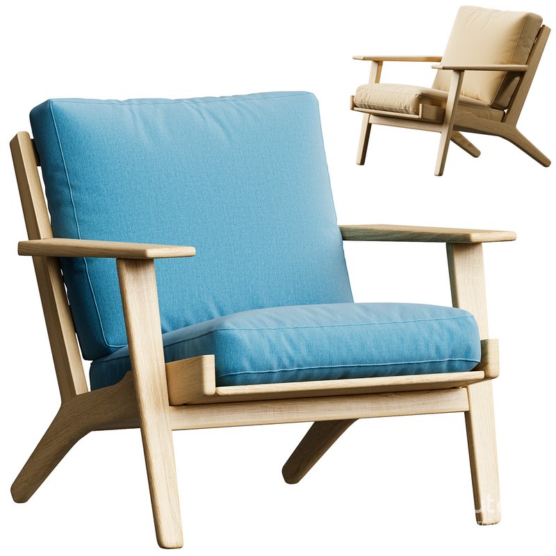 GE Classic 290 Easy Chair – Cold Foam Cushions Image 1