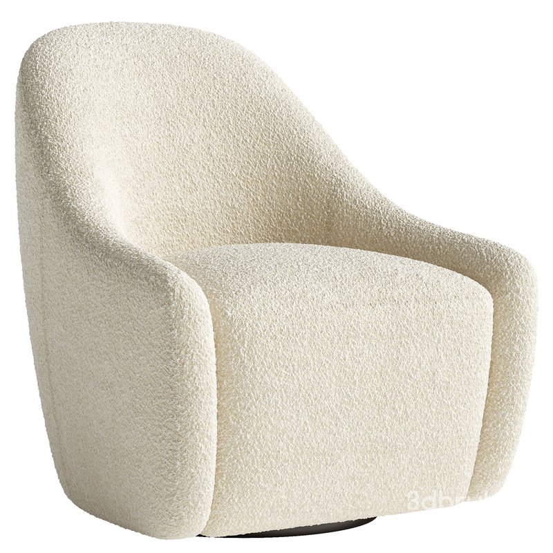 LEVI SWIVEL CHAIR-KNOLL SAND Image 2