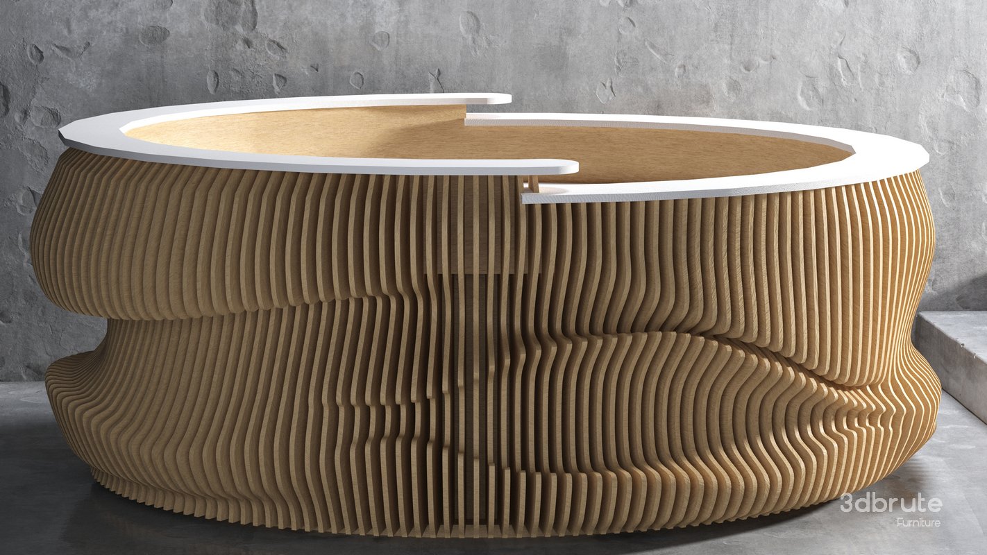 parametric lobby counter Image 1