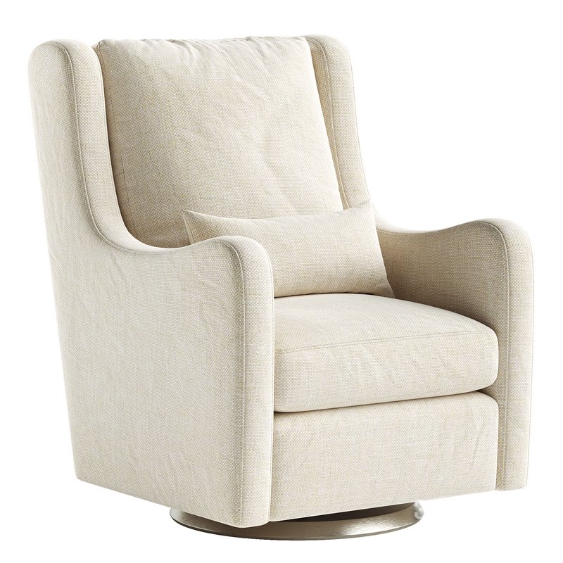 Milo Nursery Glider Chair and Ottoman Image 3