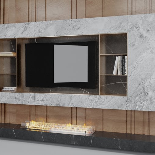 Tv wall Unit - Thumbnail 2