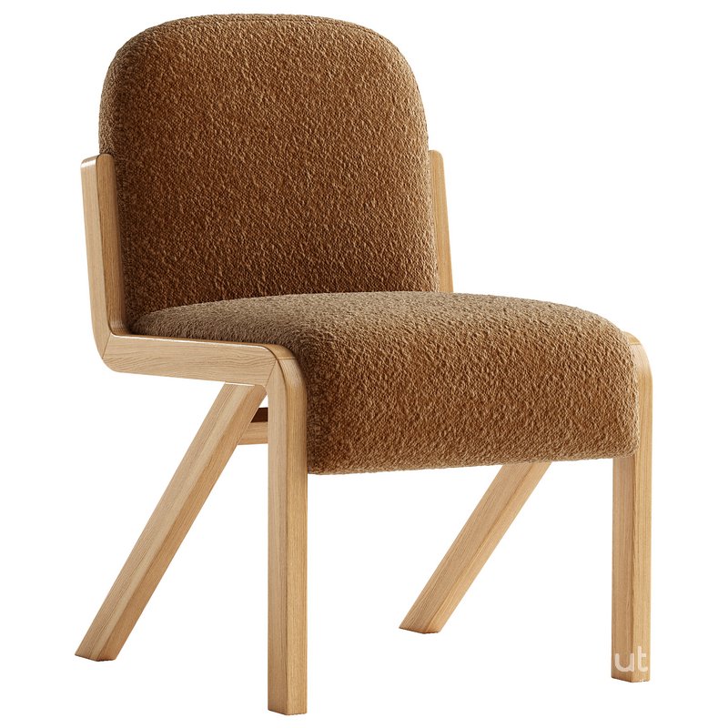 Boucle Rani Armless Dining Chair Image 2