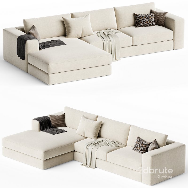 Oceanside 2-Piece Left-Arm Chaise Sectional Sofa Image 2
