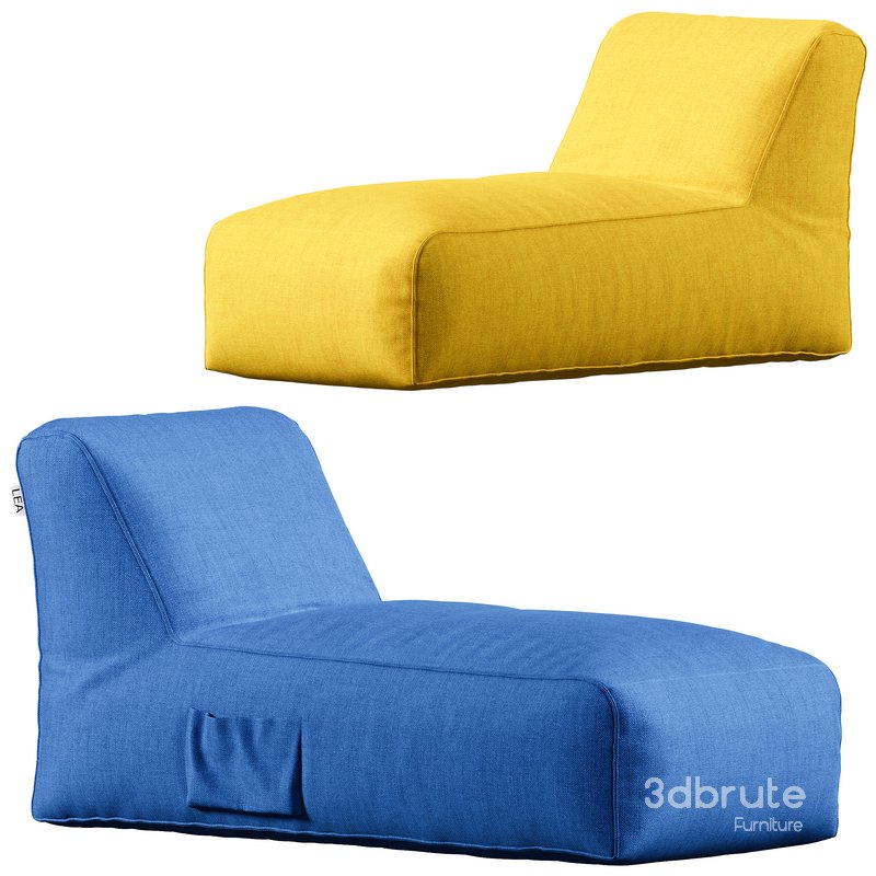 Large Microfiber Bean Bag Lounger by LEA Unlimited Inc Image 2