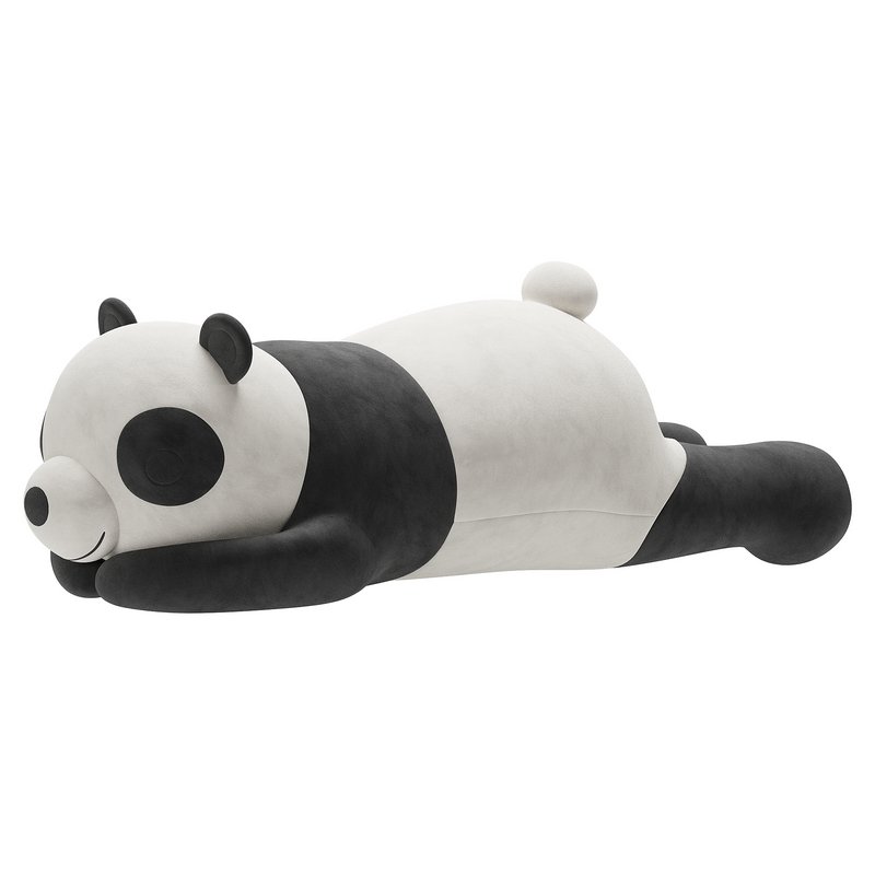 Sleeping Plush Panda Toy Image 2