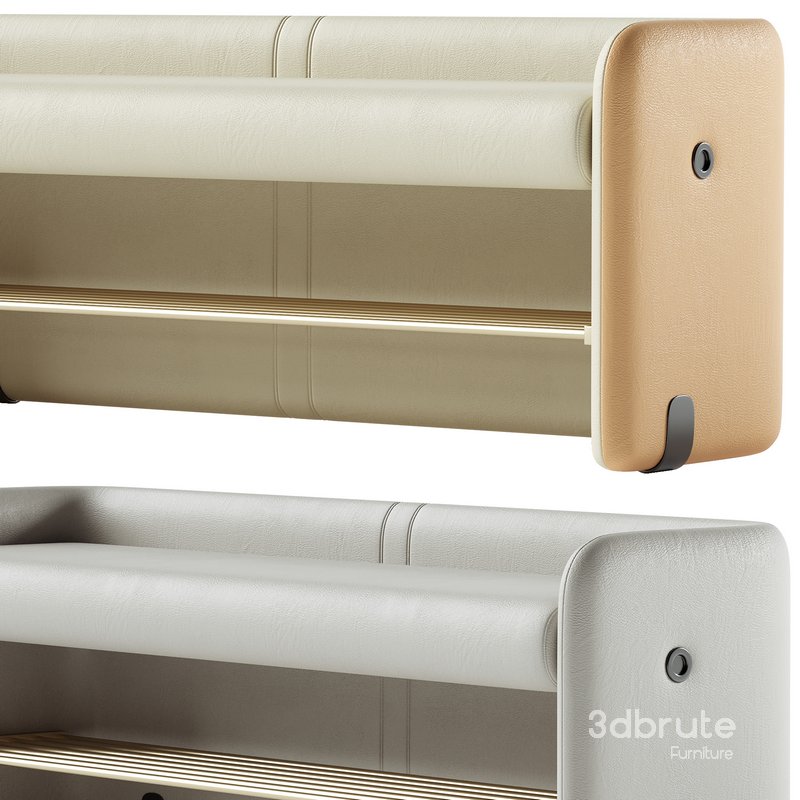 Upholstered Modern Entryway Short Bench Image 3