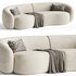 Family Curved Sofa Kassavello - Thumbnail 2