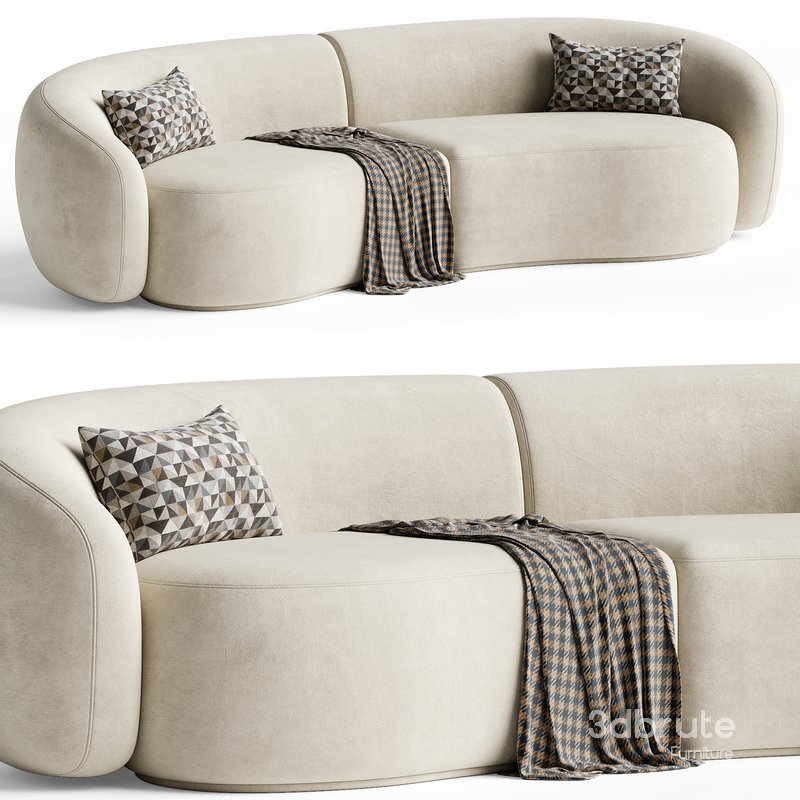 Family Curved Sofa Kassavello Image 2