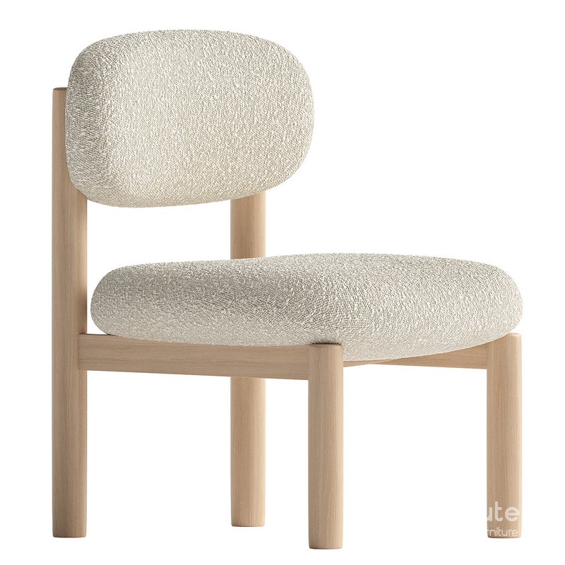 Teddy Accent Chair – Column Legs Image 1