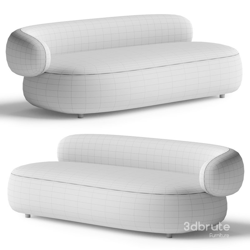 Niervormige bank Alba 3-zits -Westwing Image 2