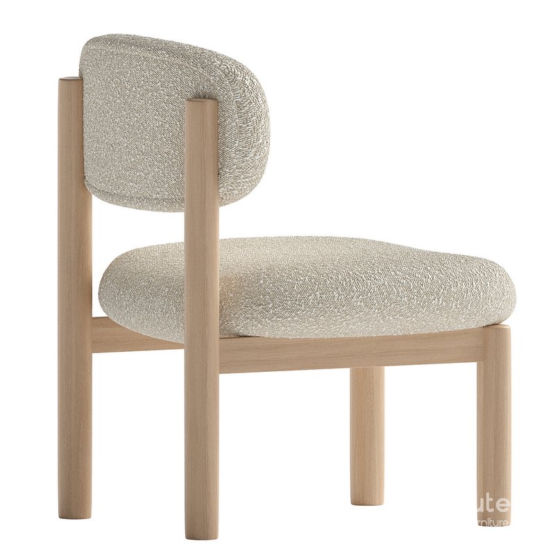 Teddy Accent Chair – Column Legs Image 2