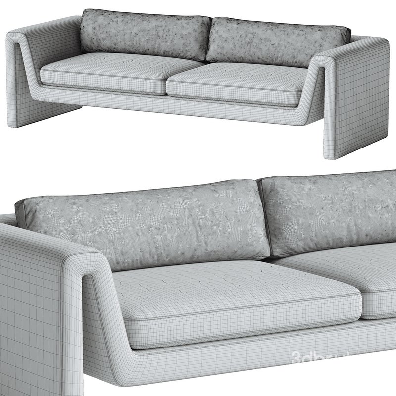 Velvet sofa Mika Image 3