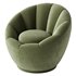 Crown armchair rotatable boucle - Thumbnail 2
