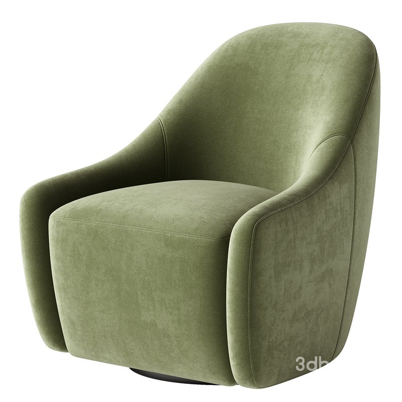 LEVI SWIVEL CHAIR-KNOLL SAND Image 5