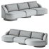 ATHENA 4-SEATER BUTTERFLY SOFA - Thumbnail 3