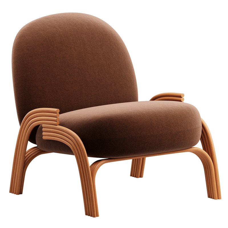 Small yarn armchair Balzac Paris Image 2