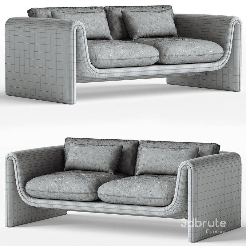 Memory Foam Modern Sofa Image 3