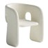 Designer Shaped Fabric Dining Chair - Thumbnail 1