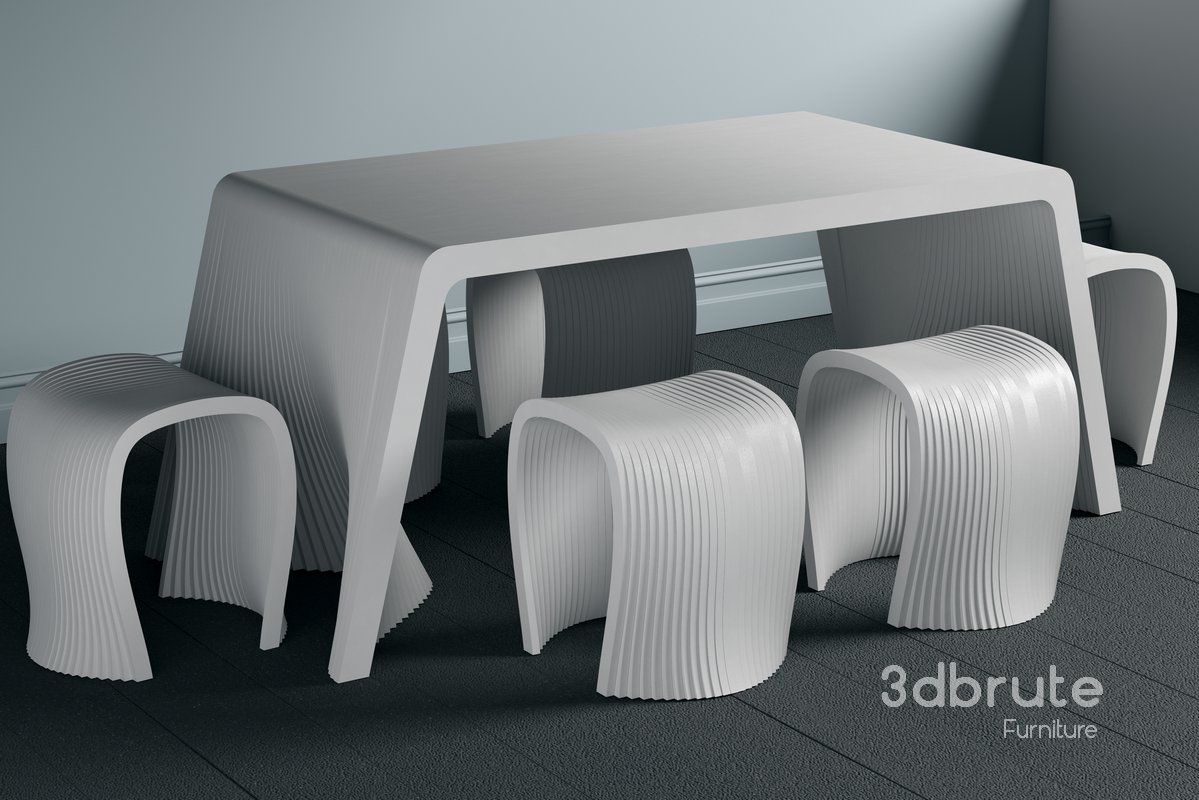parametric dining table 02 Image 4