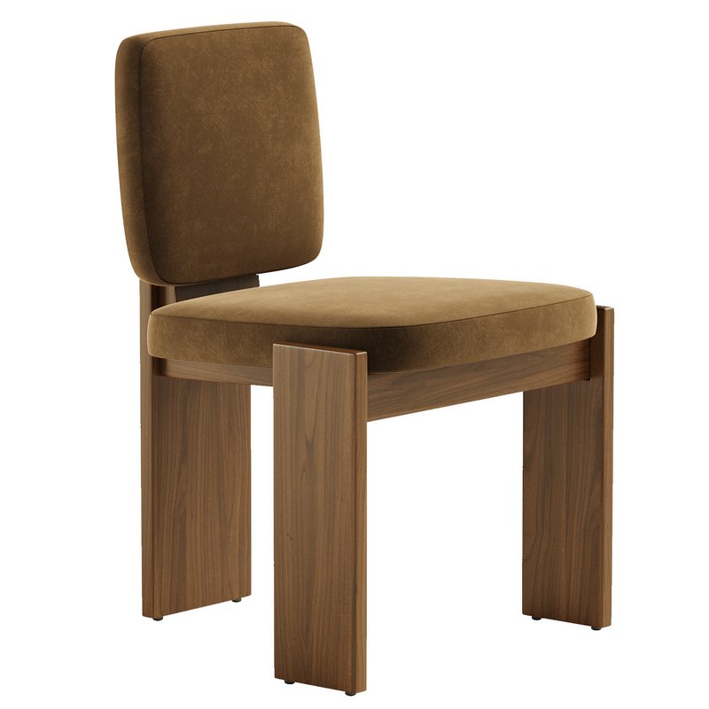 Mats Three Legged Dining Chair Image 1