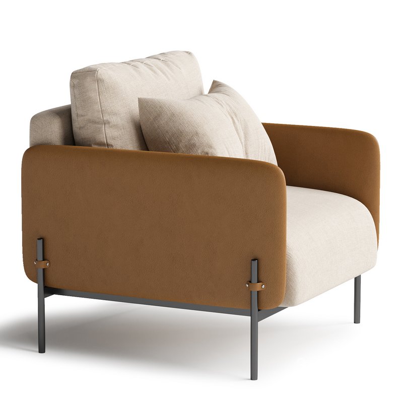 V215 Fabric armchair with armrests By Aston Martin Image 2