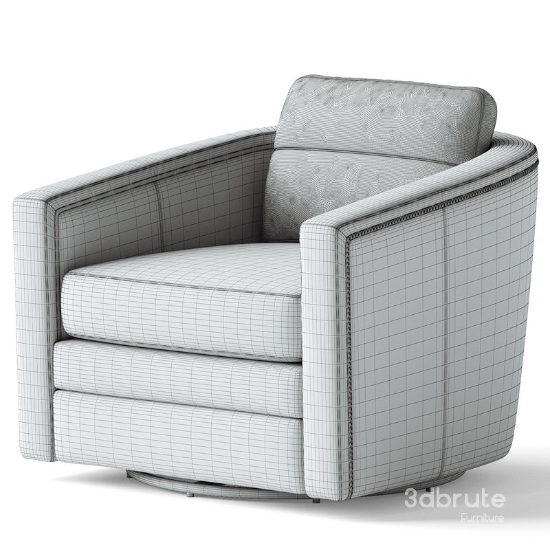 Olivar Swivel Barrel Chair Image 3