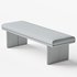 Upholstered Grey Modern Bedroom Bench - Thumbnail 3