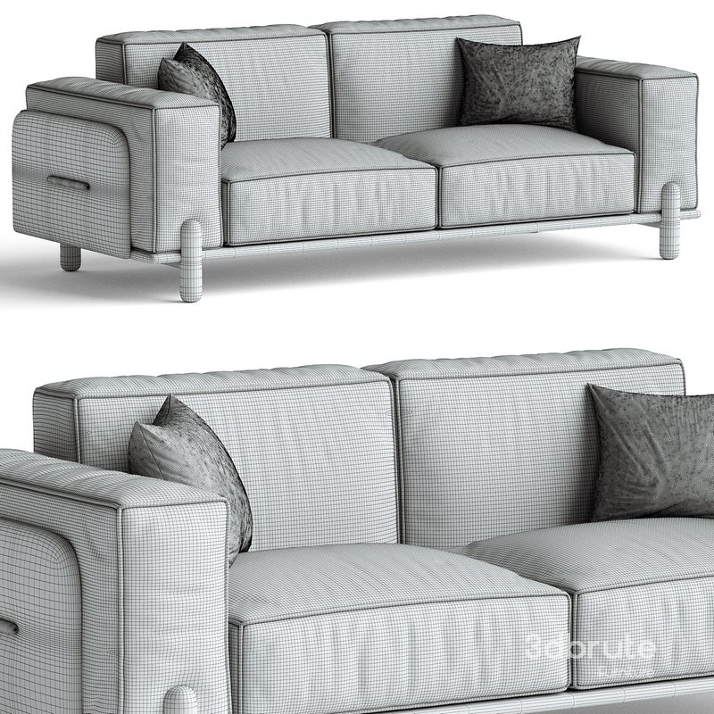 Upholstered Loveseat Image 3