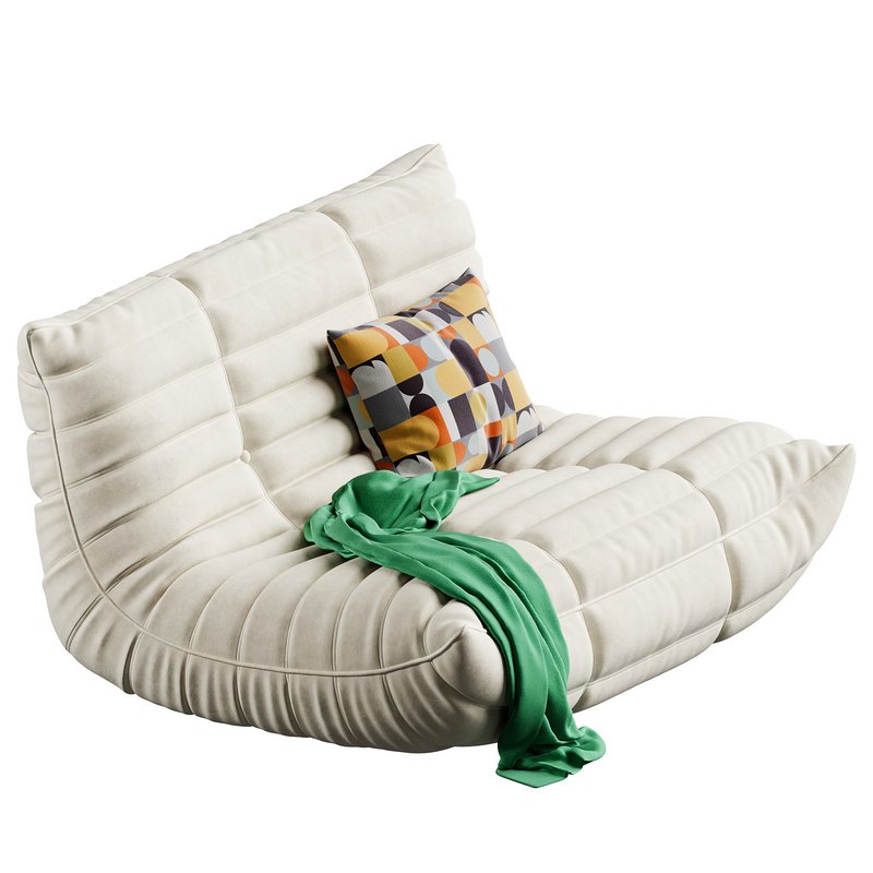 McCullen Armless Bean Bag Sofa Image 3