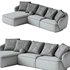 Auburn Performance Fabric Chaise Sectional Sofa - Thumbnail 3