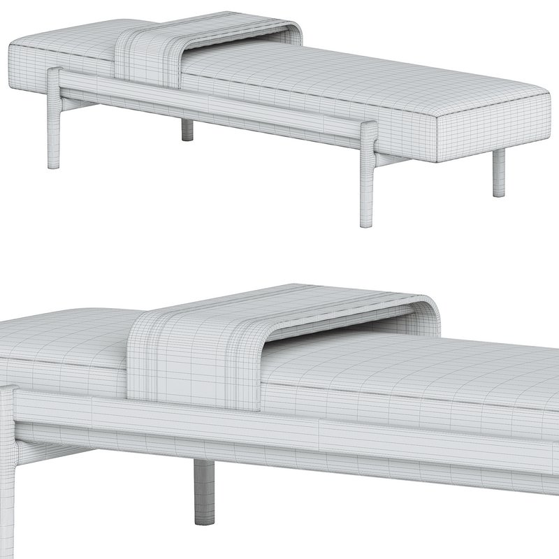 Four Hands Fawkes Bench Image 3