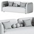 3-seater Victoria boucl sofa - Thumbnail 3