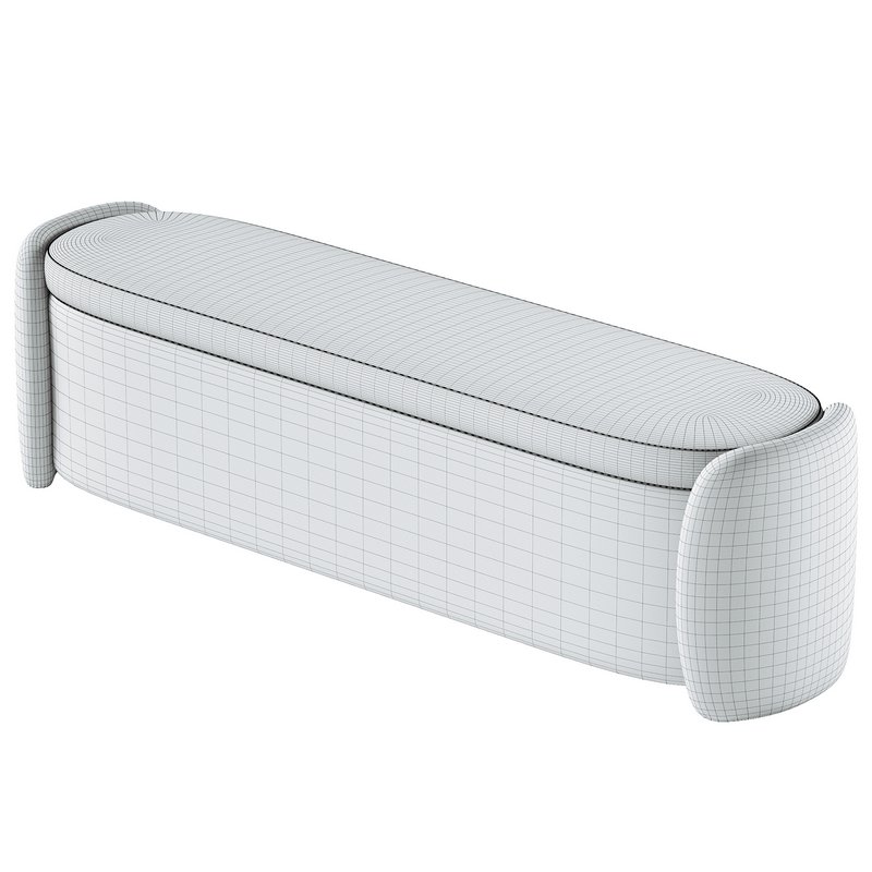 Upholstered Modern Bedroom Bench Image 4