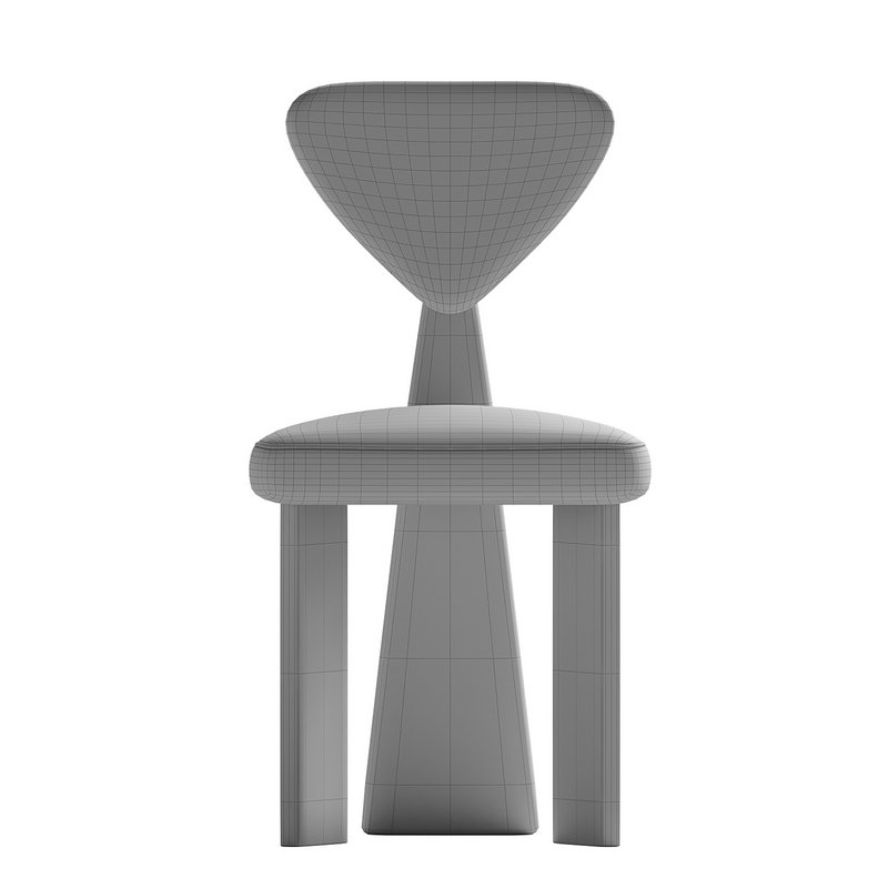 Giraffe dining Chair in Solid Brazilian Wood by Juliana Vasconcellos Image 4