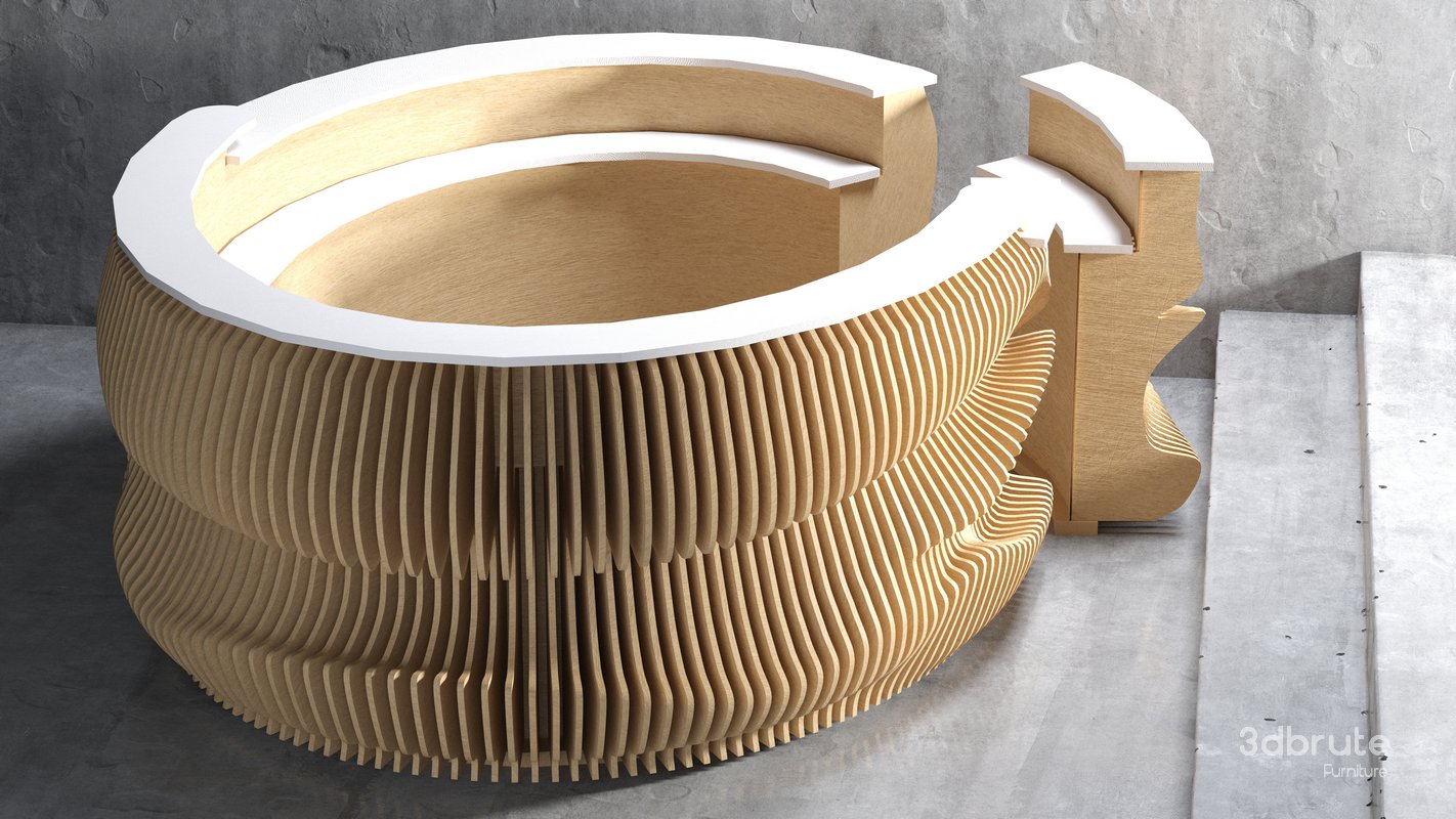 parametric lobby counter Image 2