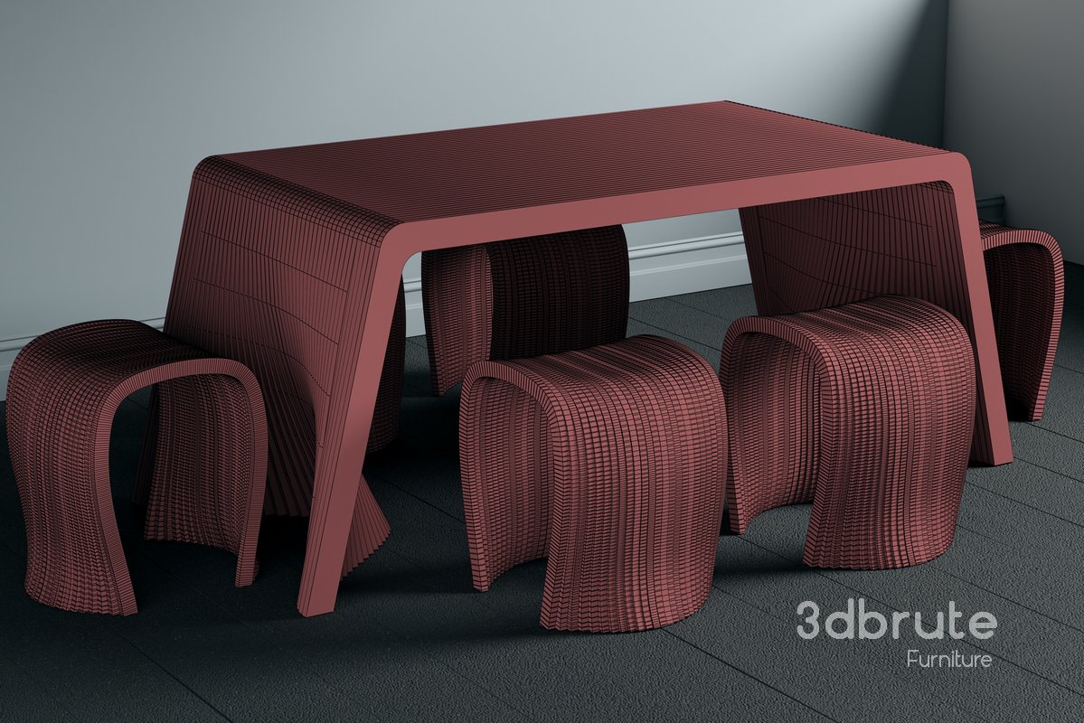 parametric dining table 02 Image 2