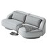 ATHENA 3-SEATER BUTTERFLY SOFA - Thumbnail 4