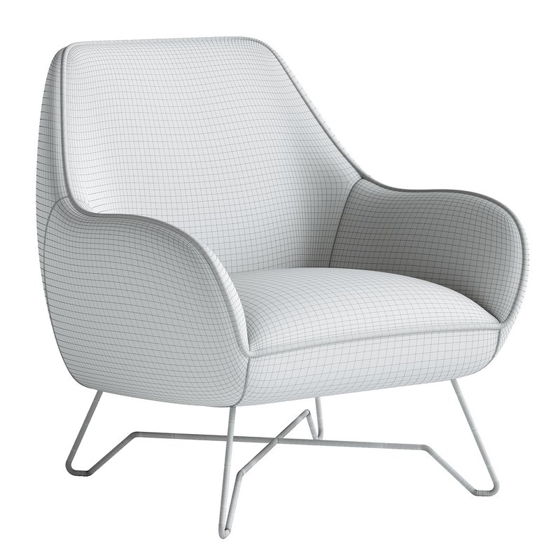 Fabric armchair ROME Image 4