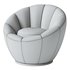 Crown armchair rotatable boucle - Thumbnail 3